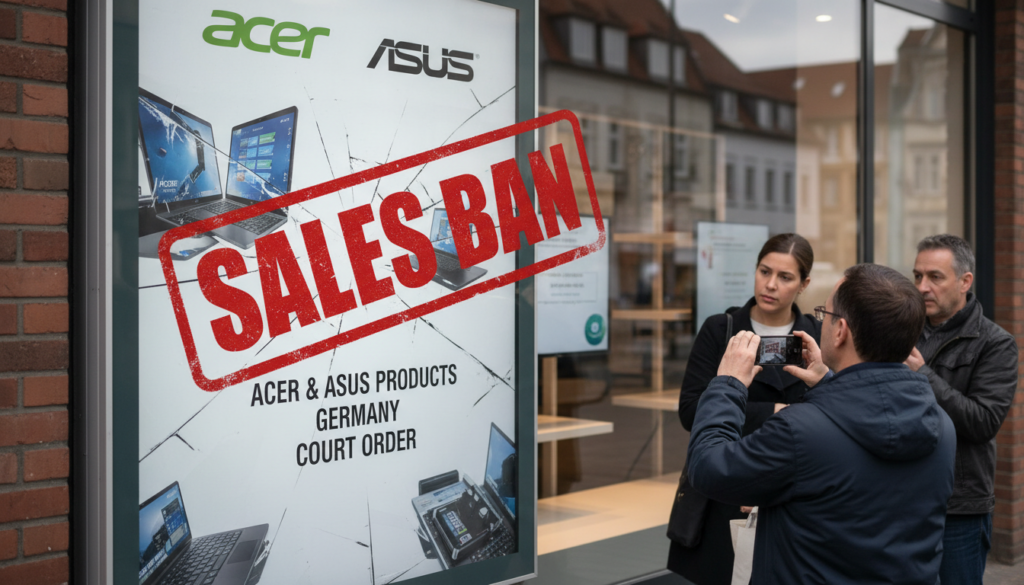 Acer and Asus Face Sales Ban