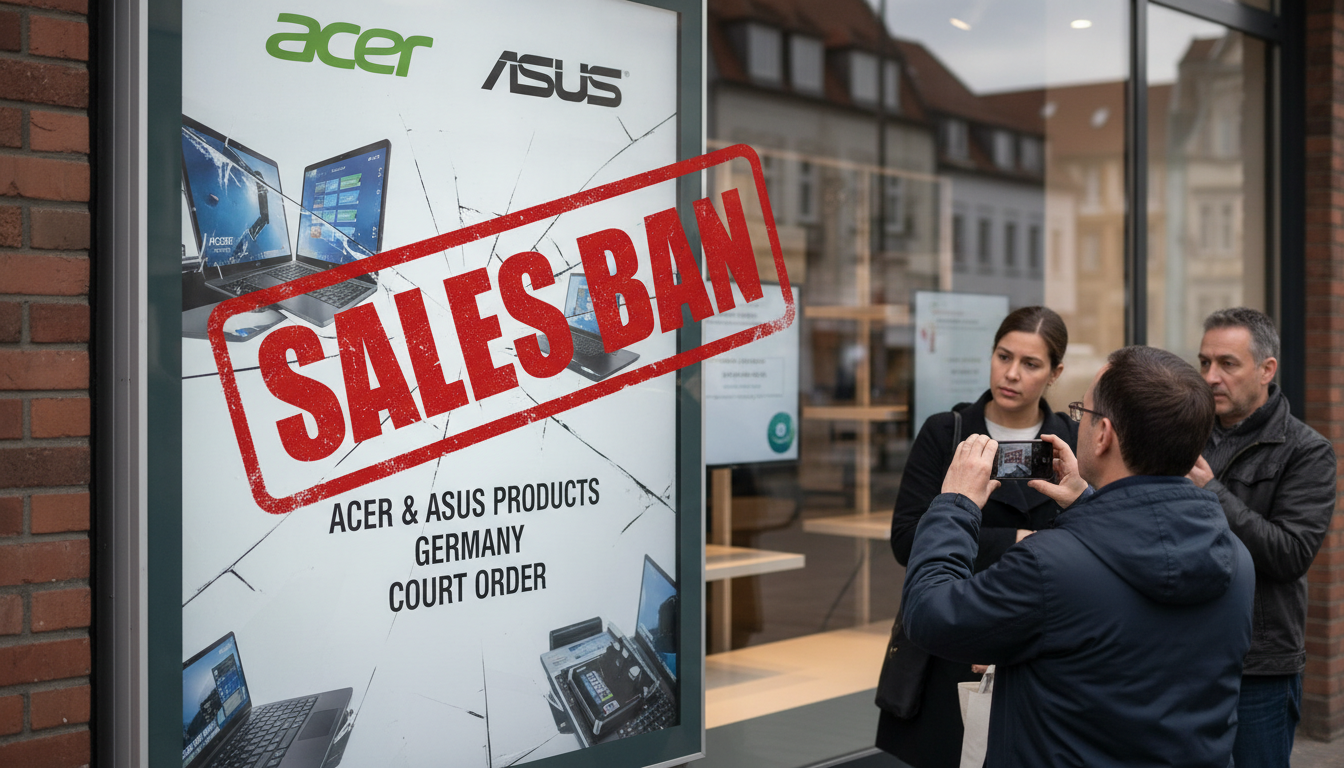 Acer and Asus Face Sales Ban