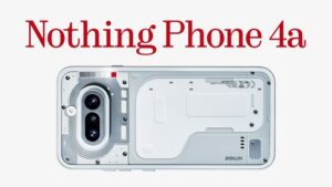 Nothing Phone 4a First Look Glyph Bar