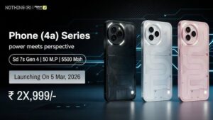 Nothing Phone 4a First Look Glyph Bar