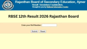 RBSE 12th Result 2026: Rajasthan Board Class 12 Results Date