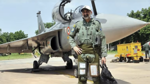 Indian Air Force Chief Flies F-15 Fighter Jet