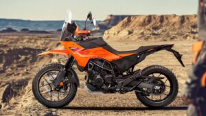 KTM 390 Adventure with 350cc