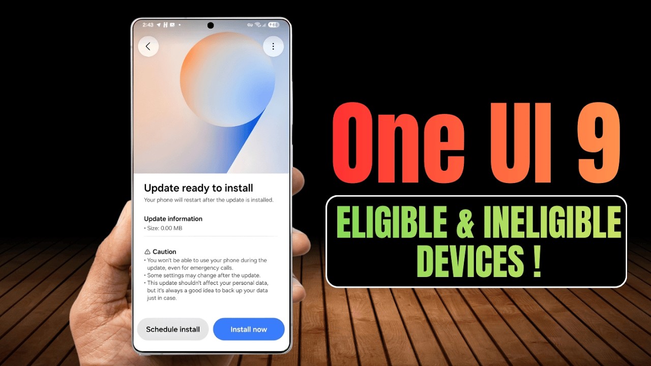 Samsung One UI 9 Update
