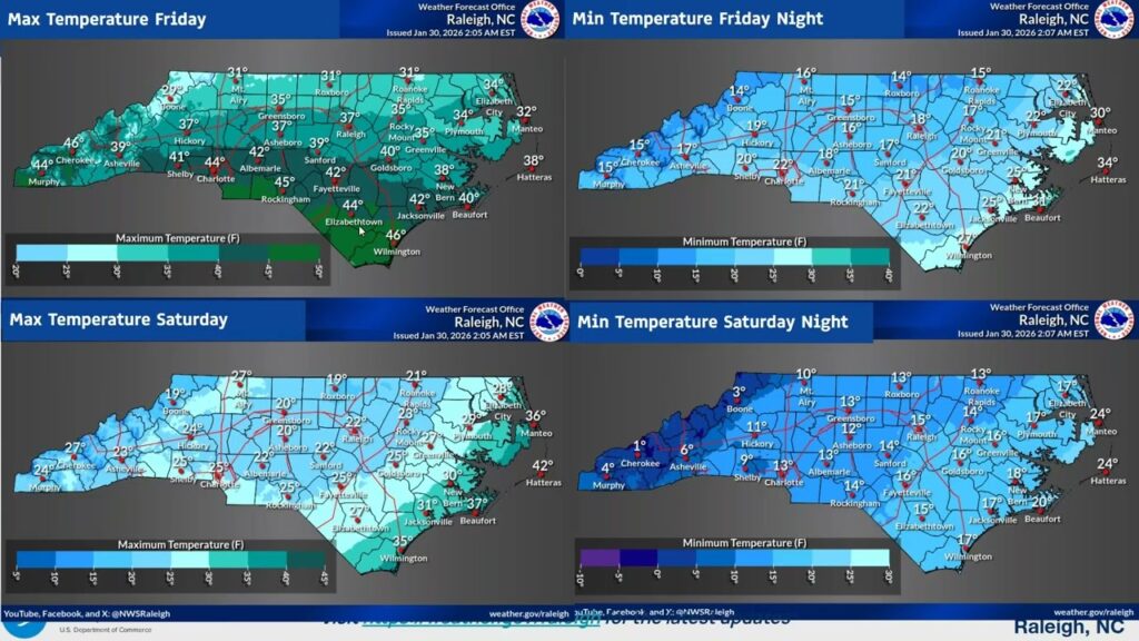 North Country wake up weather