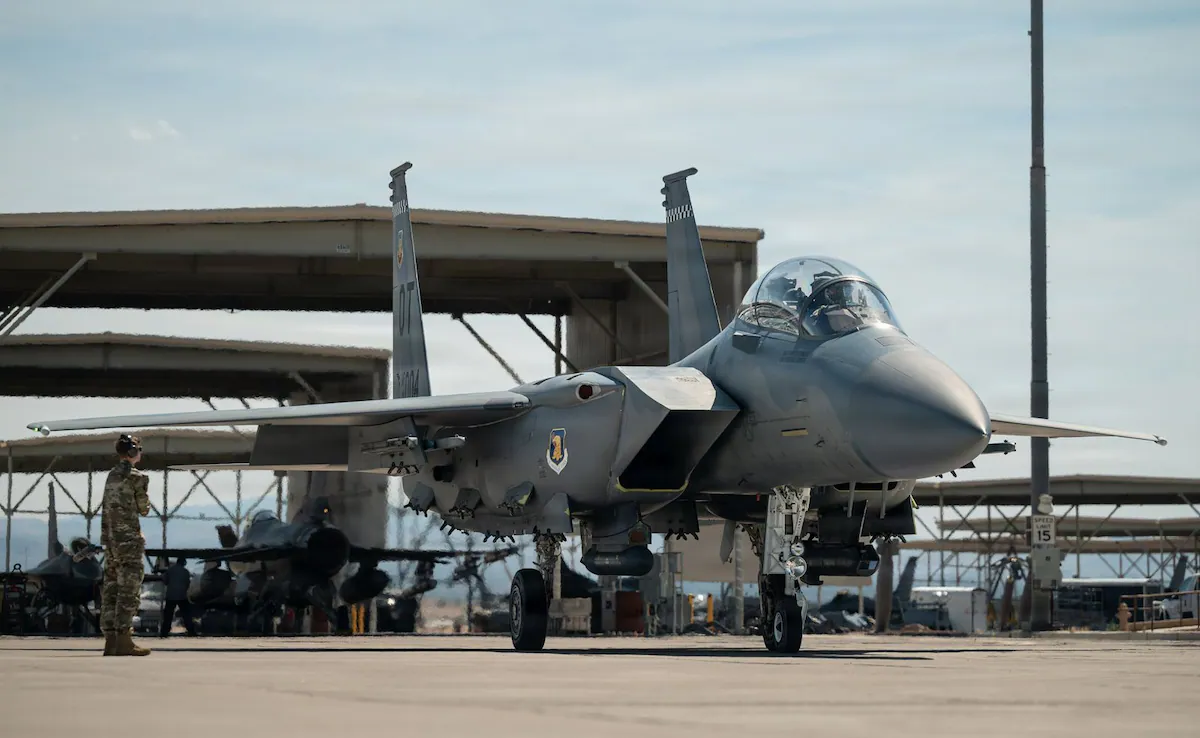 Indian Air Force Chief Flies F-15 Fighter Jet