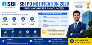 SBI PO Notification 2026
