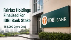 IDBI Bank Sale to Fairfax for ₹52,878 Crore